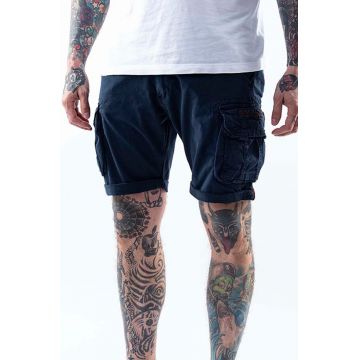 Alpha Industries pantaloni scurți din bumbac culoarea albastru marin 176203.07-navy