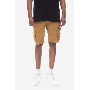 Alpha Industries pantaloni scurți din bumbac culoarea maro 106251.13-brown