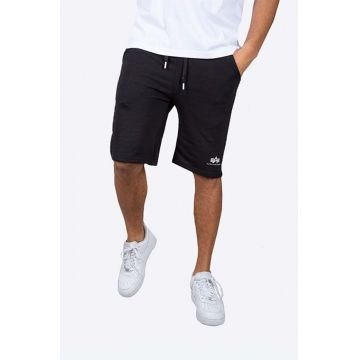 Alpha Industries pantaloni scurți din bumbac culoarea negru 116363.03-black