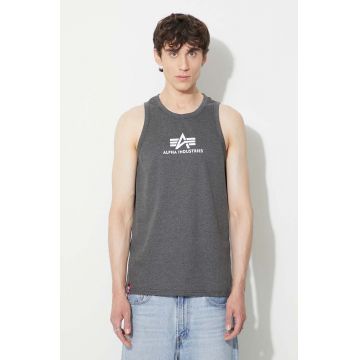 Alpha Industries tricou Alpha Industries Basic Tank 126566 597 bărbați, culoarea verde 126566.597-green