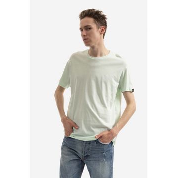 Alpha Industries tricou din bumbac Basic culoarea verde, cu imprimeu 188505.43-green