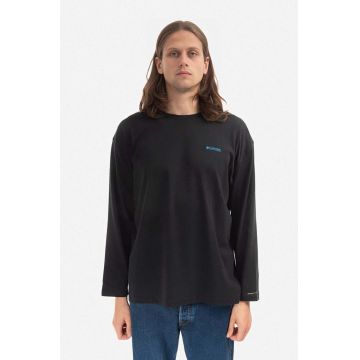 Columbia longsleeve CSC Alpine Way Relaxed LS Tee barbati, culoarea albastru marin, cu imprimeu 2013731013-navy