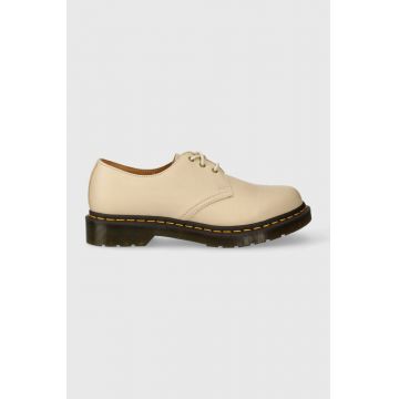 Dr. Martens pantofi de piele barbati, culoarea bej 24256292-BEIGE