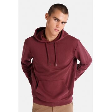 Hanorac regular fit cu buzunar kangaroo