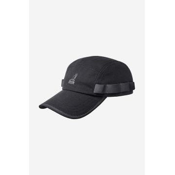 Kangol șapcă de baseball din bumbac Wax Utility 5 Panel culoarea negru, cu imprimeu K5329-BLACK