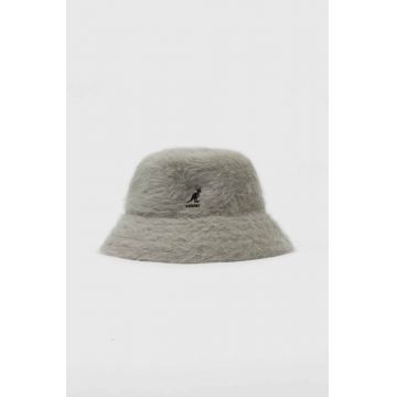 Kangol pălărie din amestec de lână Furgora culoarea gri K3477-SCARLET