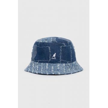 Kangol pălărie din bumbac Denim Mashup Bucket bumbac K5296-MEDIUMBLUE