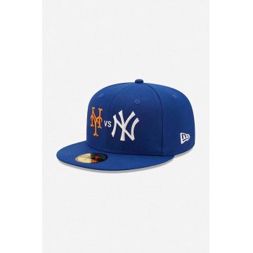 New Era șapcă culoarea albastru marin, cu imprimeu 60222309-navy