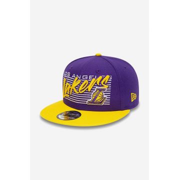 New Era șapcă New Team Wordmark 950 culoarea violet, cu imprimeu 60240545-violet