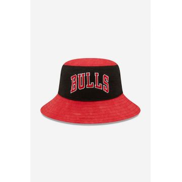 New Era pălărie din bumbac Washed Tapered Bulls culoarea roșu, bumbac 60240491-red New Era pălărie din bumbac Washed Tapered Bulls culoarea roșu, bumbac 60240491-red