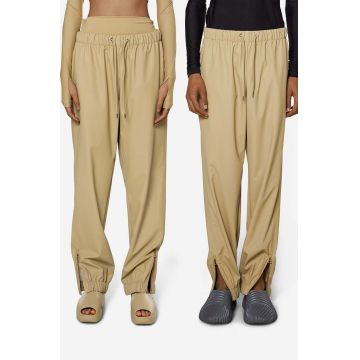 Rains pantaloni de trening culoarea bej 18560.-SAND