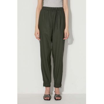 Rains pantaloni de trening culoarea verde 18560.-SAND