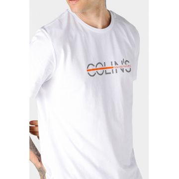 Tricou de bumbac cu imprimeu logo