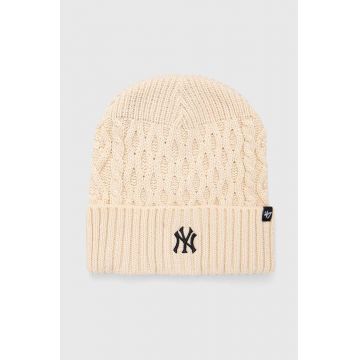 47brand caciula MLB New York Yankees culoarea bej