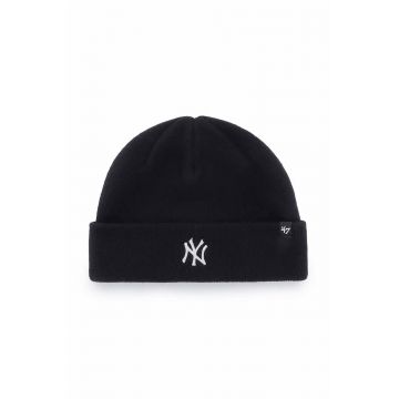 47brand caciula Mlb New York Yankees culoarea negru,