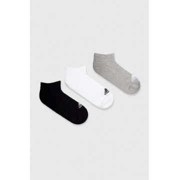 adidas sosete 3-pack culoarea gri