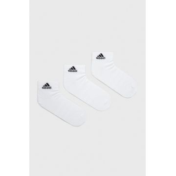 adidas sosete 6-pack culoarea alb