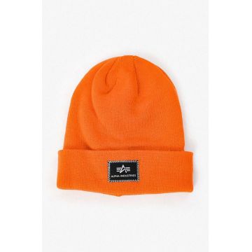 Alpha Industries căciulă X-Fit Beanie culoarea portocaliu 168905.417-orange