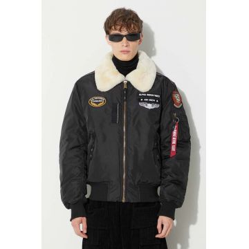 Alpha Industries geacă bomber Injector III Air Force bărbați, culoarea negru, de iarnă 198113.03