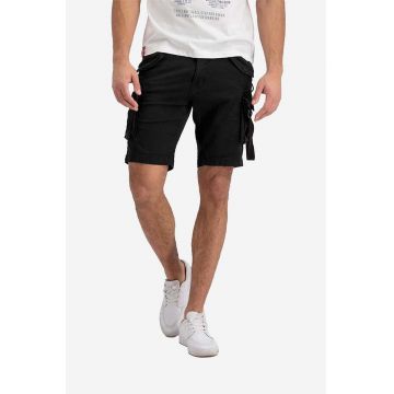 Alpha Industries pantaloni scurți Special OPS bărbați, culoarea negru 106254.03-black