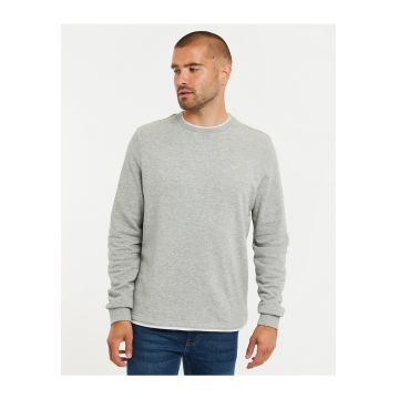 Bluza de trening cu decolteu la baza gatului Kisele 5565