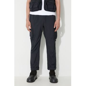 Columbia pantaloni barbati, culoarea negru, drept