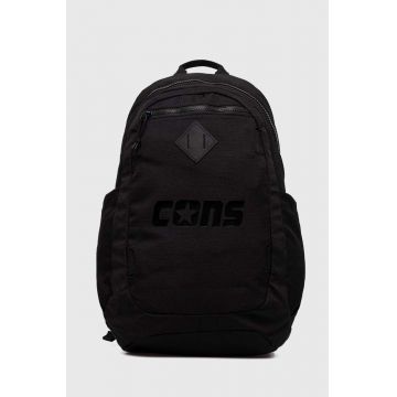 Converse rucsac culoarea negru, mare, cu imprimeu