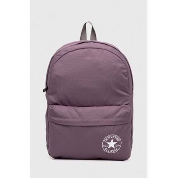 Converse rucsac culoarea violet, mare, neted