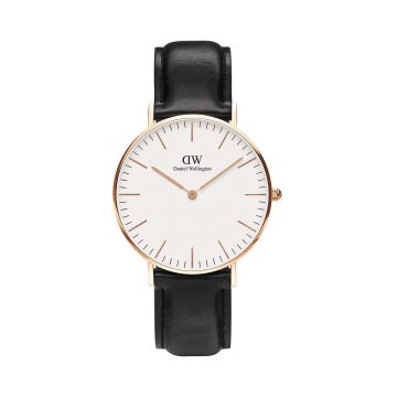 Daniel Wellington ceas Classic 36 Sheffield culoarea roz