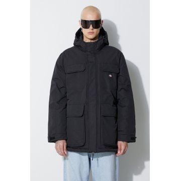 Dickies geaca barbati, culoarea negru, de iarna
