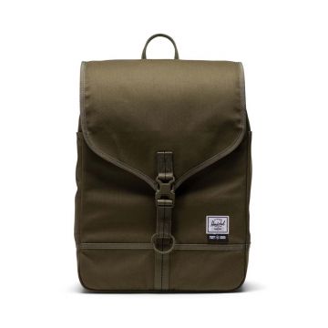 Herschel rucsac Bob Marely culoarea verde, mare, neted