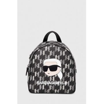 Karl Lagerfeld rucsac femei, culoarea negru, mic, modelator