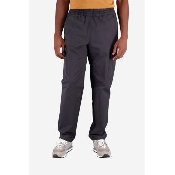 New Balance pantaloni bărbați, culoarea gri, drept