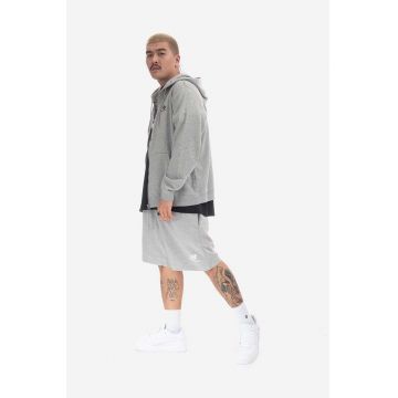 New Balance pantaloni scurti barbati, culoarea gri, melanj