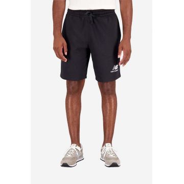 New Balance pantaloni scurti barbati, culoarea negru