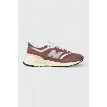 New Balance sneakers 997 culoarea bordo