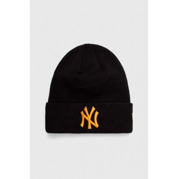 New Era caciula culoarea negru, NEW YORK YANKEES