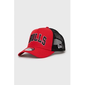 New Era sapca Chicago Bulls culoarea rosu, cu imprimeu, 60364215