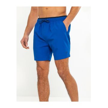 Pantaloni scurti de baie cu model uni Dawlish