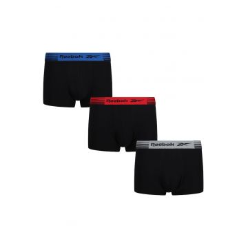 Set de boxeri cu banda logo in talie 6735 - 3 perechi