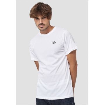 Tricou cu broderie pe piept Fliege 2963