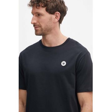 Wood Wood tricou din bumbac Ace t-shirt culoarea negru, uni 10005710.2222