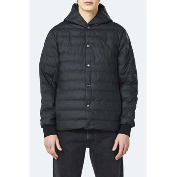 Rains geacă Trekker Hooded Jacket culoarea negru, de tranzitie 1530.BLACK-BLACK