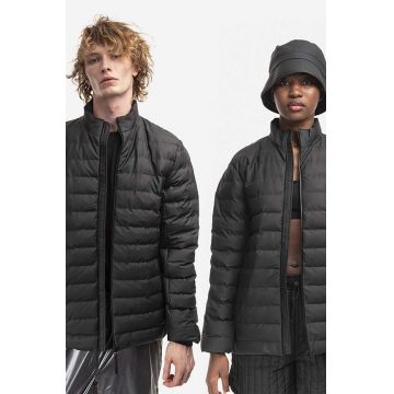 Rains geacă Trekker Jacket culoarea negru, de tranzitie 15430.BLACK-BLACK