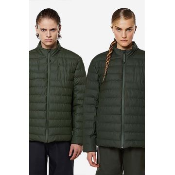 Rains geacă Trekker Jacket culoarea verde, de tranzitie 1543.GREEN-GREEN