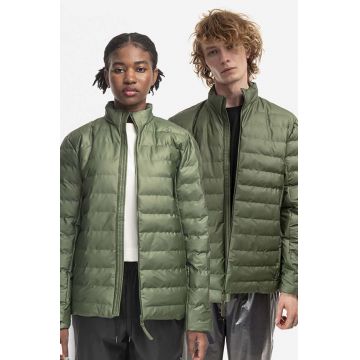 Rains geacă Trekker Jacket culoarea verde, de tranzitie 15430.EVERGREEN-EVERGREEN