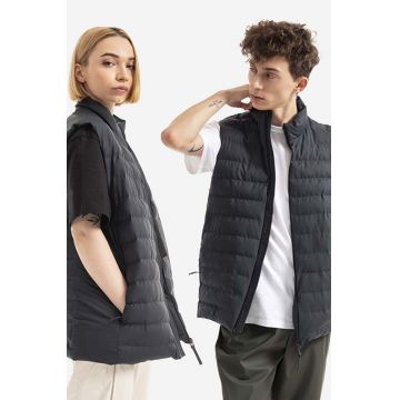 Rains vestă Trekker Vest culoarea albastru marin, de tranzitie 15200.NAVY-NAVY