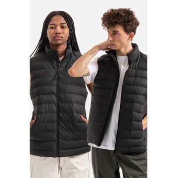 Rains vestă Trekker Vest culoarea negru, de tranzitie 15200.BLACK-BLACK