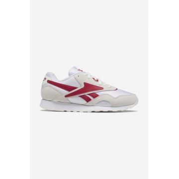 Reebok Classic sneakers Nylon Plus culoarea alb, GY9882 GY9882-white