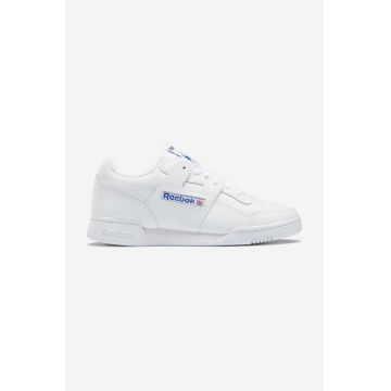 Reebok Classic sneakers Workout Plus culoarea alb HP5909-white Reebok Classic sneakers Workout Plus culoarea alb HP5909-white